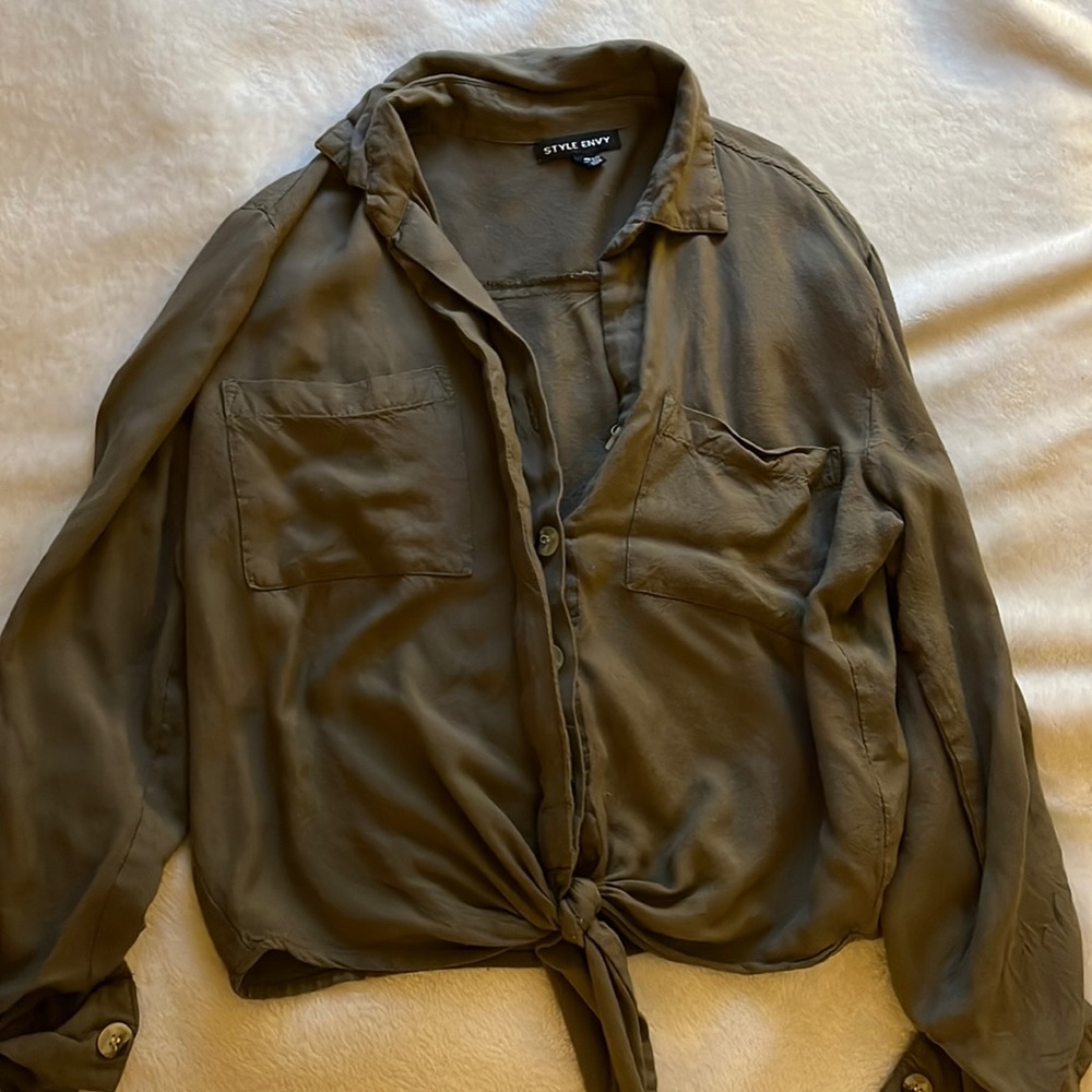 style envy, size s, dark green
